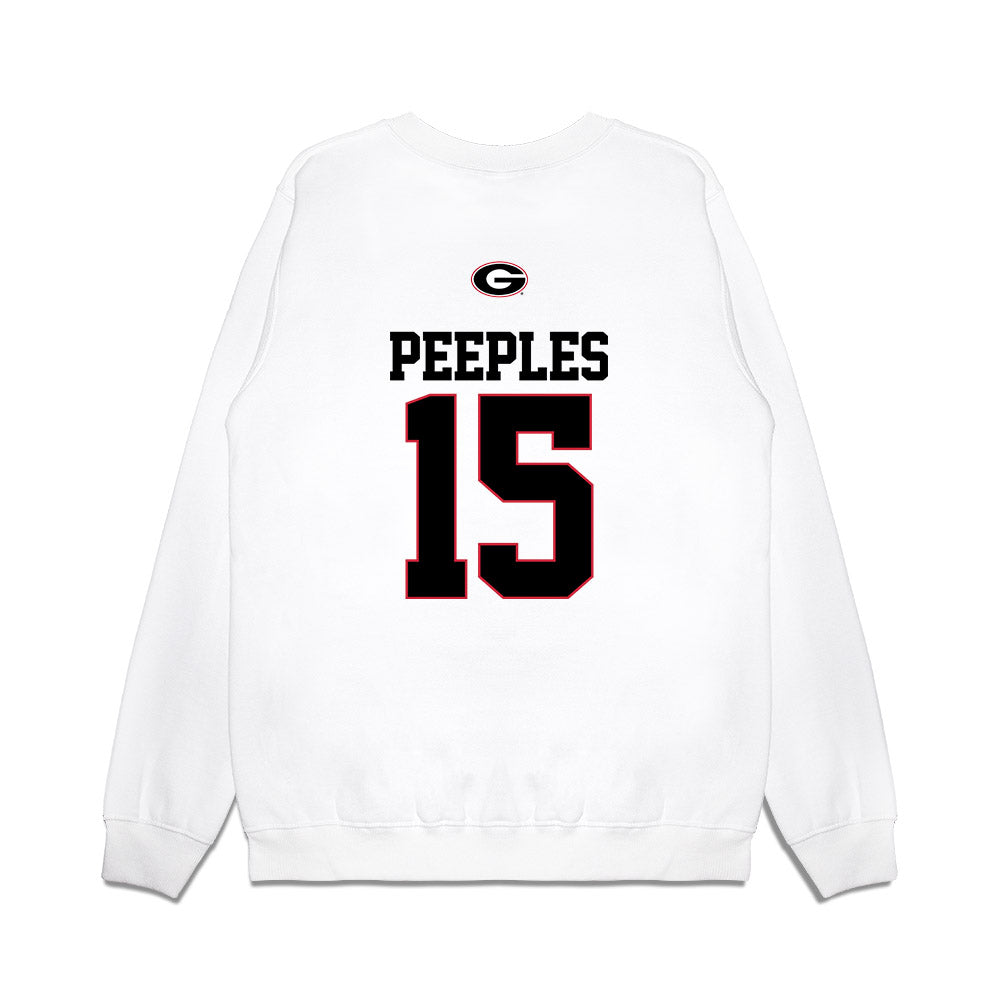 Georgia - NCAA Baseball : Ty Peeples - USA Raglan Premium Crewneck Sweatshirt-1