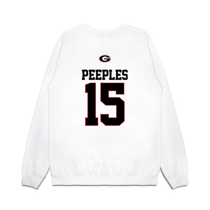 Georgia - NCAA Baseball : Ty Peeples - USA Raglan Premium Crewneck Sweatshirt-1