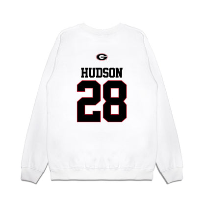 Georgia - NCAA Baseball : Brennan Hudson - USA Raglan Premium Crewneck Sweatshirt-1