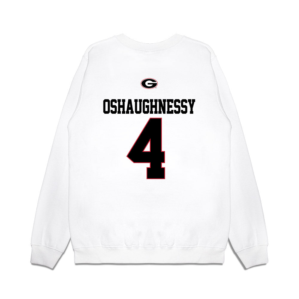 Georgia - NCAA Baseball : Michael Oshaughnessy - USA Raglan Premium Crewneck Sweatshirt-1