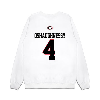 Georgia - NCAA Baseball : Michael Oshaughnessy - USA Raglan Premium Crewneck Sweatshirt-1