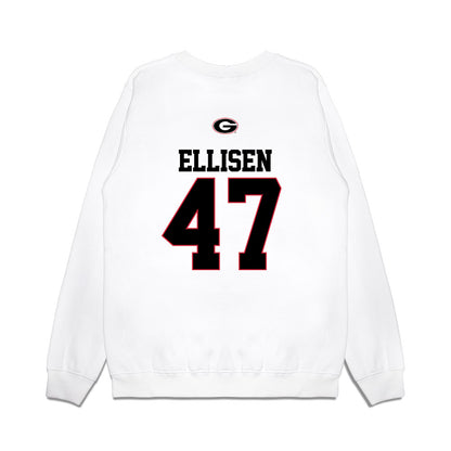 Georgia - NCAA Baseball : Thomas Ellisen - USA Raglan Premium Crewneck Sweatshirt-1