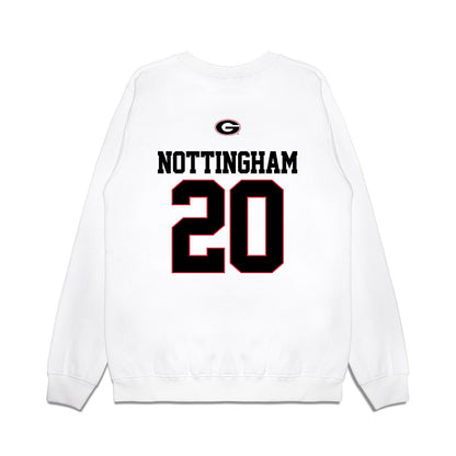 Georgia - NCAA Baseball : Joe Nottingham - USA Raglan Premium Crewneck Sweatshirt-1