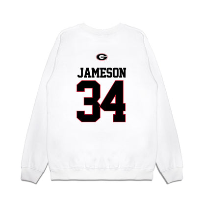 Georgia - NCAA Baseball : Caleb Jameson - USA Raglan Premium Crewneck Sweatshirt-1