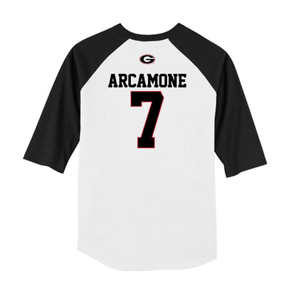 Georgia - NCAA Baseball : Jack Arcamone - USA Raglan Raglan Shirt-1