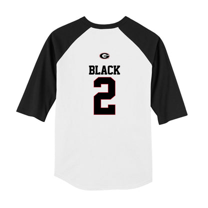 Georgia - NCAA Baseball : Ryan Black - USA Raglan Youth Raglan T-Shirt-1