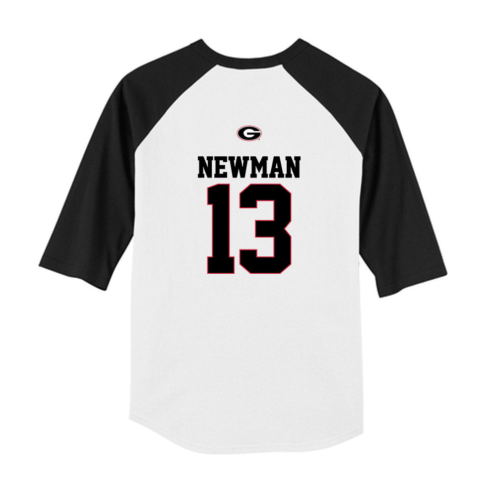 Georgia - NCAA Baseball : Scott Newman - USA Raglan Youth Raglan T-Shirt-1