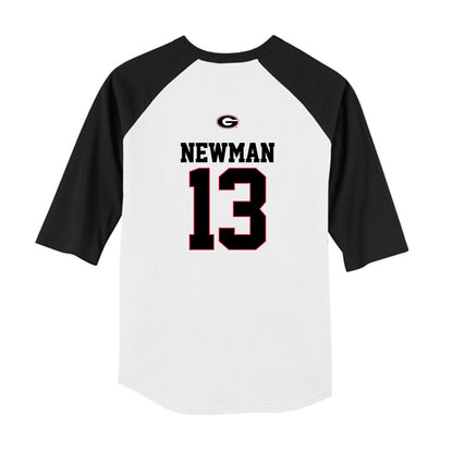 Georgia - NCAA Baseball : Scott Newman - USA Raglan Youth Raglan T-Shirt-1
