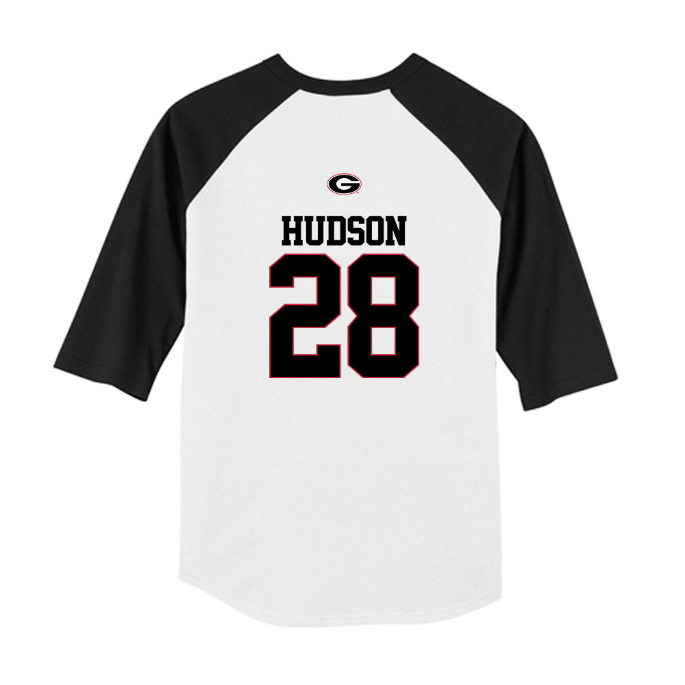 Georgia - NCAA Baseball : Brennan Hudson - USA Raglan Youth Raglan T-Shirt-1