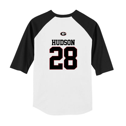 Georgia - NCAA Baseball : Brennan Hudson - USA Raglan Youth Raglan T-Shirt-1
