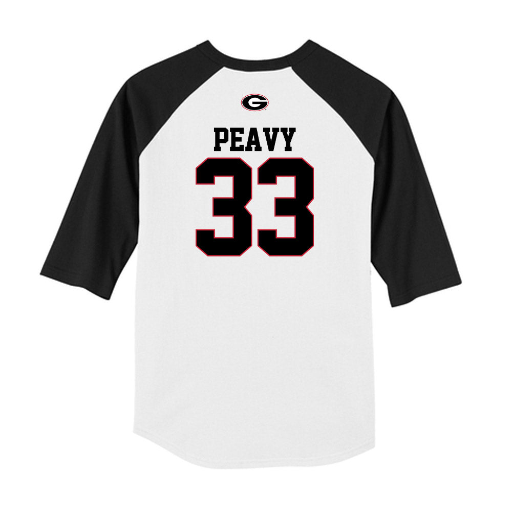Georgia - NCAA Baseball : Jackson Peavy - USA Raglan Raglan Shirt-1