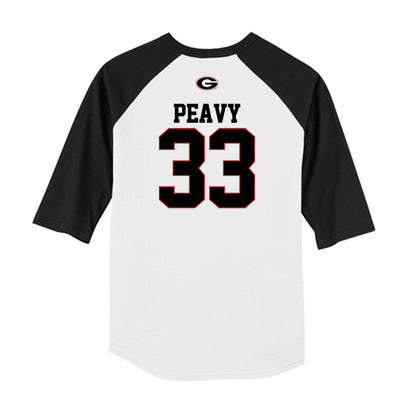 Georgia - NCAA Baseball : Jackson Peavy - USA Raglan Raglan Shirt-1