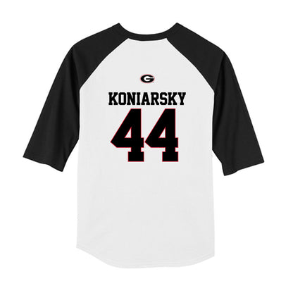 Georgia - NCAA Baseball : Cole Koniarsky - USA Raglan Youth Raglan T-Shirt-1