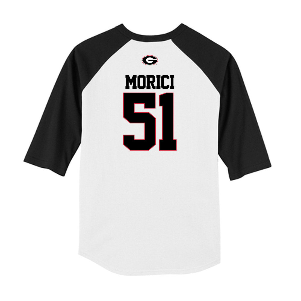 Georgia - NCAA Baseball : Lucas Morici - USA Raglan Raglan Shirt-1