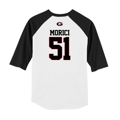Georgia - NCAA Baseball : Lucas Morici - USA Raglan Raglan Shirt-1