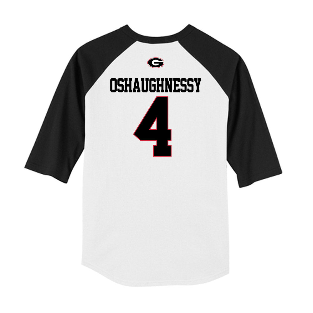Georgia - NCAA Baseball : Michael Oshaughnessy - USA Raglan Raglan Shirt-1