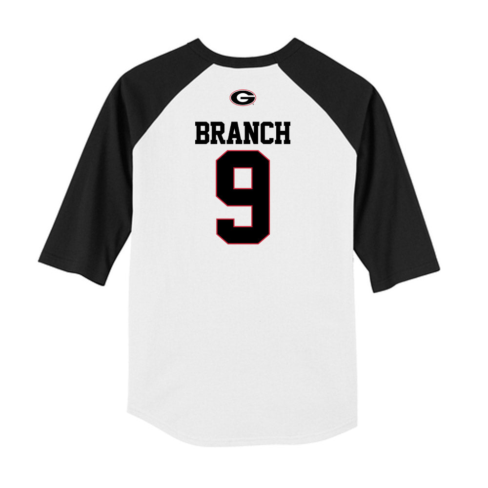 Georgia - NCAA Baseball : Kolby Branch - USA Raglan Raglan Shirt-1