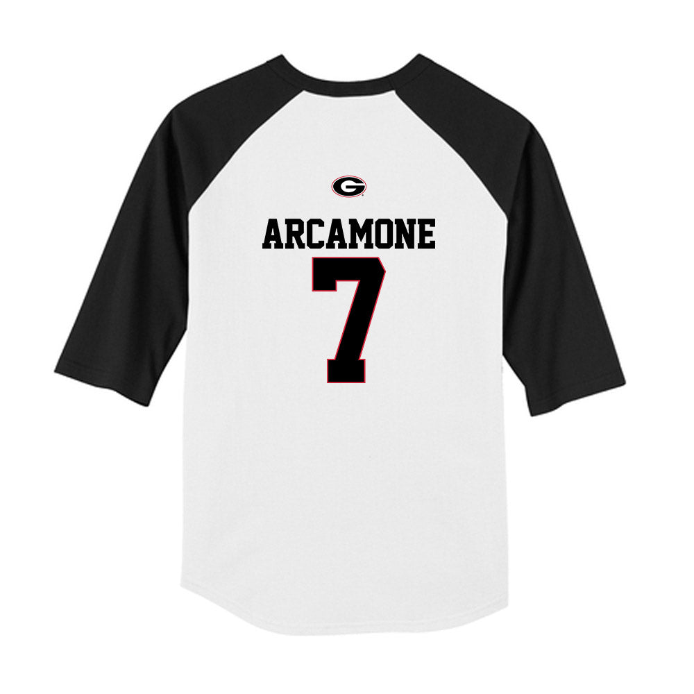 Georgia - NCAA Baseball : Jack Arcamone - USA Raglan Youth Raglan T-Shirt-1