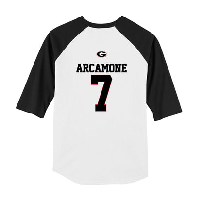 Georgia - NCAA Baseball : Jack Arcamone - USA Raglan Youth Raglan T-Shirt-1