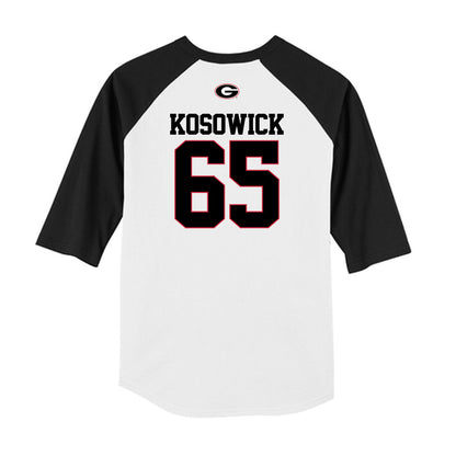 Georgia - NCAA Baseball : Mason Kosowick - USA Raglan Raglan Shirt-1
