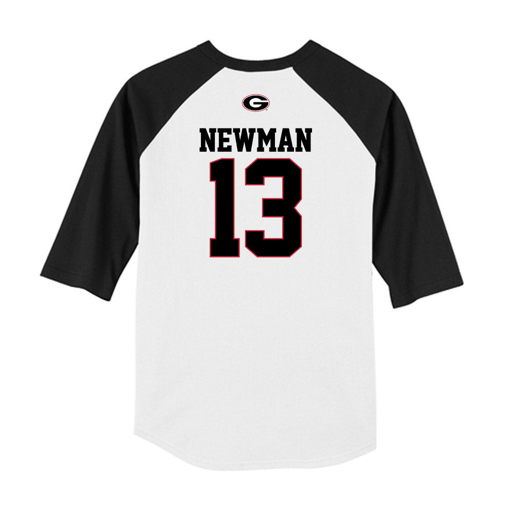 Georgia - NCAA Baseball : Scott Newman - USA Raglan Raglan Shirt-1