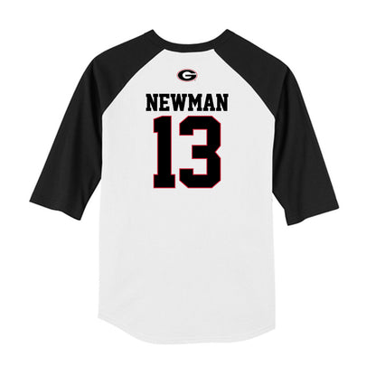 Georgia - NCAA Baseball : Scott Newman - USA Raglan Raglan Shirt-1