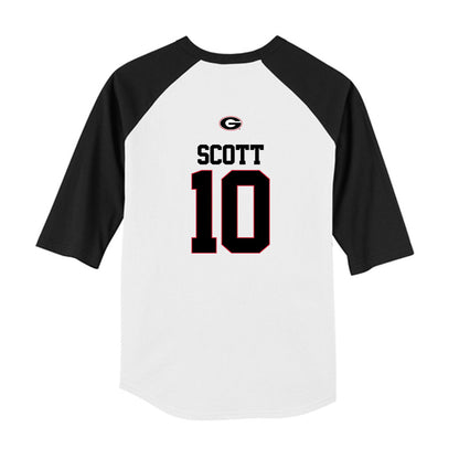 Georgia - NCAA Baseball : Matt Scott - USA Raglan Youth Raglan T-Shirt-1
