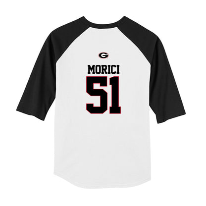 Georgia - NCAA Baseball : Lucas Morici - USA Raglan Youth Raglan T-Shirt-1
