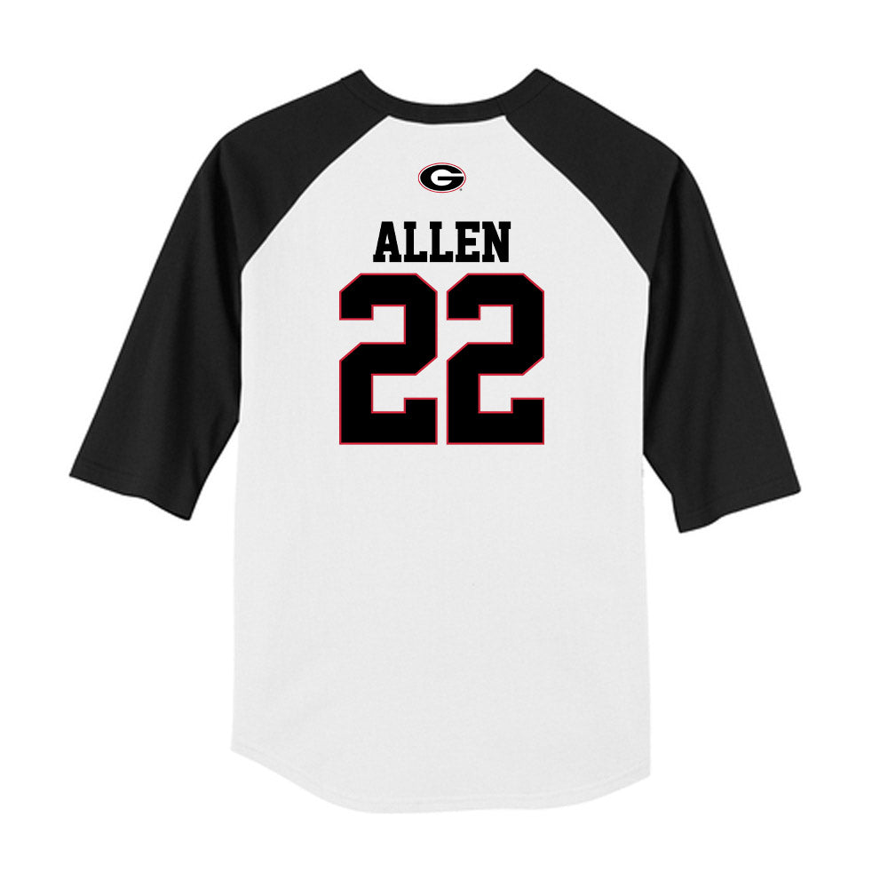 Georgia - NCAA Baseball : Henry Allen - USA Raglan Raglan Shirt-1