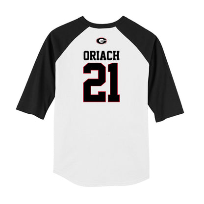 Georgia - NCAA Baseball : Jordy Oriach - USA Raglan Raglan Shirt-1