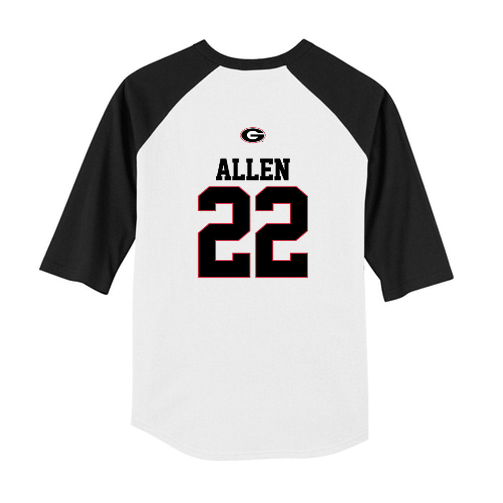 Georgia - NCAA Baseball : Henry Allen - USA Raglan Youth Raglan T-Shirt-1