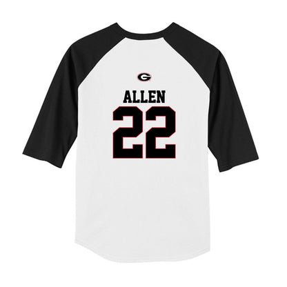 Georgia - NCAA Baseball : Henry Allen - USA Raglan Youth Raglan T-Shirt-1