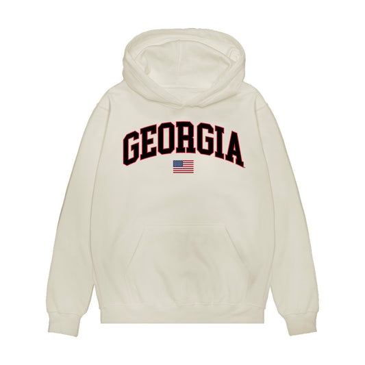 Georgia - NCAA Baseball : Lucas Morici - USA Raglan Premium Hooded Sweatshirt-0