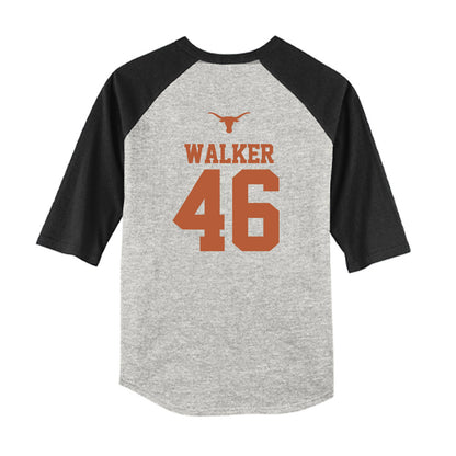 Texas - NCAA Baseball : Ethan Walker - USA Raglan Youth Raglan T-Shirt-1