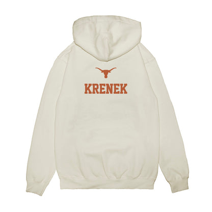 Texas - NCAA Baseball : Bryce Krenek - USA Raglan Premium Hooded Sweatshirt-1