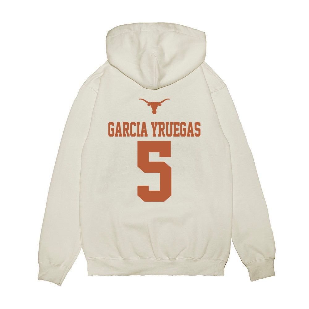 Texas - NCAA Baseball : Felix Garcia Yruegas - USA Raglan Premium Hooded Sweatshirt-1