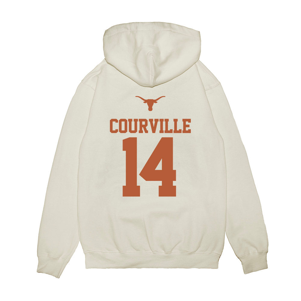 Texas - NCAA Baseball : Presley Courville - USA Raglan Premium Hooded Sweatshirt-1