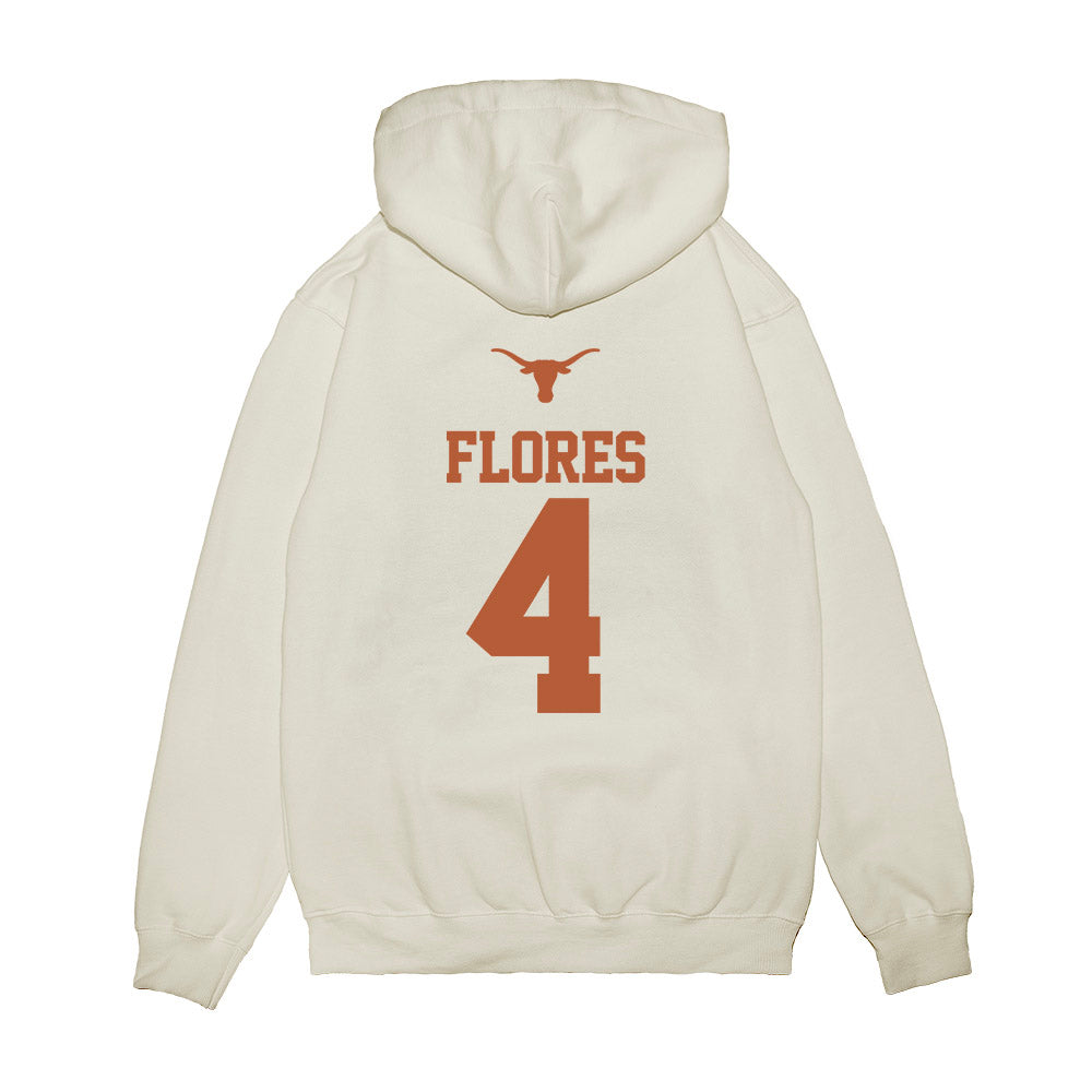 Texas - NCAA Baseball : Jason Flores - USA Raglan Premium Hooded Sweatshirt-1