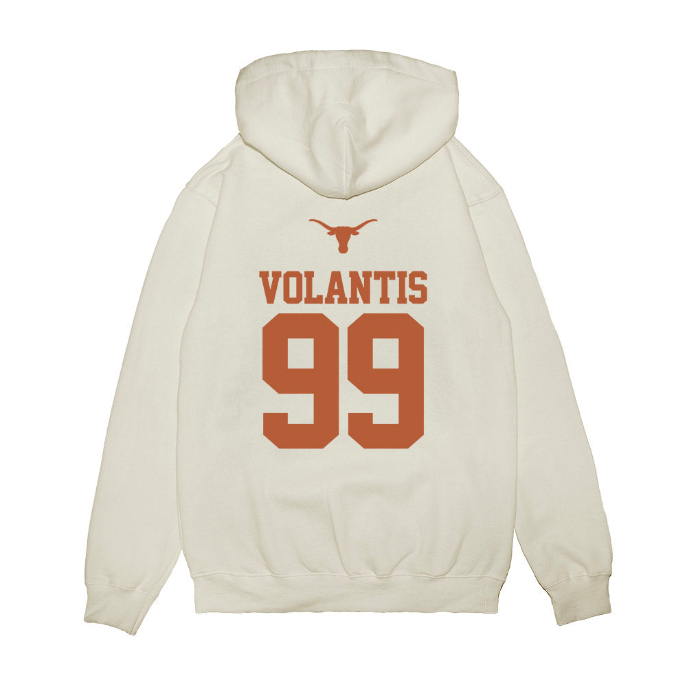 Texas - NCAA Baseball : Dylan Volantis - USA Raglan Premium Hooded Sweatshirt-1