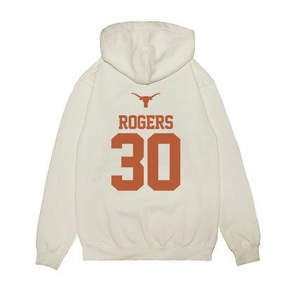 Texas - NCAA Baseball : Kaleb Rogers - USA Raglan Premium Hooded Sweatshirt-1