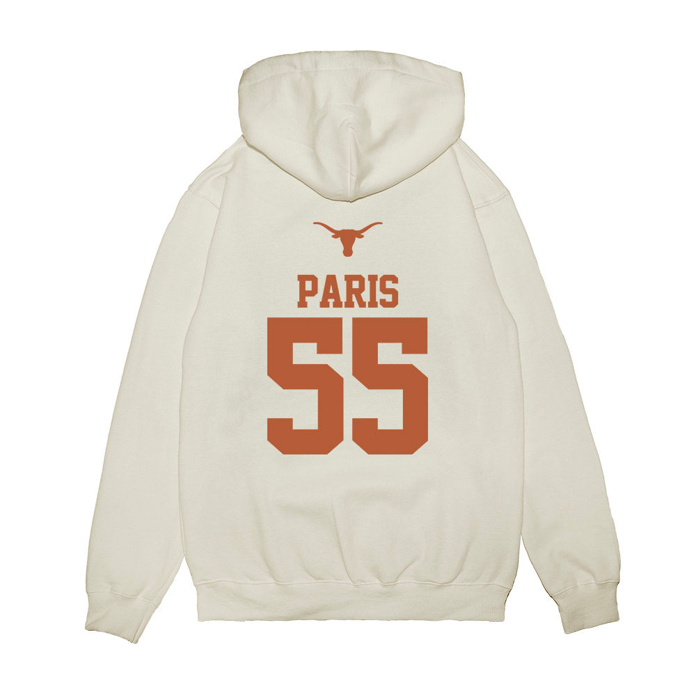 Texas - NCAA Baseball : Jack Paris - USA Raglan Premium Hooded Sweatshirt-1