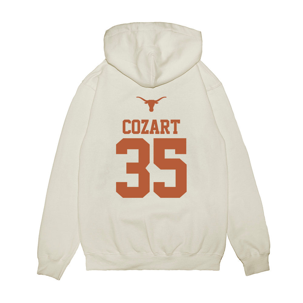 Texas - NCAA Baseball : Sam Cozart - USA Raglan Premium Hooded Sweatshirt-1