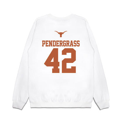 Texas - NCAA Baseball : Dariyan Pendergrass - USA Raglan Premium Crewneck Sweatshirt-1