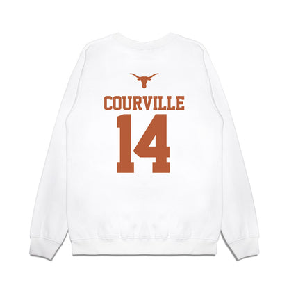 Texas - NCAA Baseball : Presley Courville - USA Raglan Premium Crewneck Sweatshirt-1