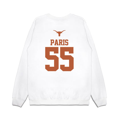 Texas - NCAA Baseball : Jack Paris - USA Raglan Premium Crewneck Sweatshirt-1