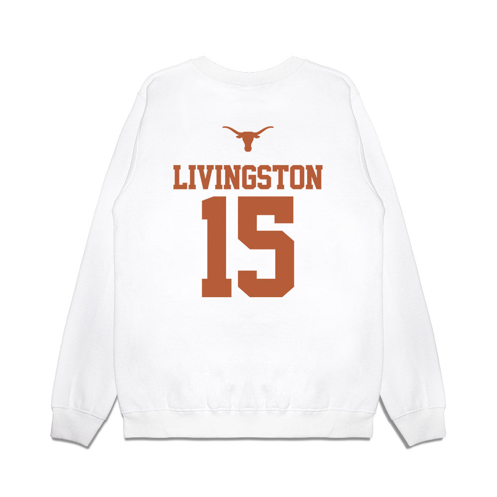 Texas - NCAA Baseball : Josh Livingston - USA Raglan Premium Crewneck Sweatshirt-1