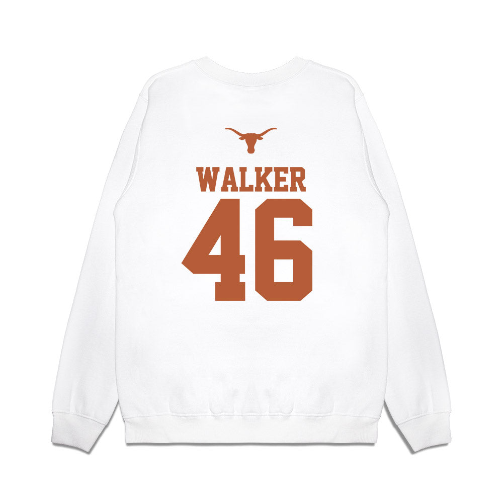 Texas - NCAA Baseball : Ethan Walker - USA Raglan Premium Crewneck Sweatshirt-1