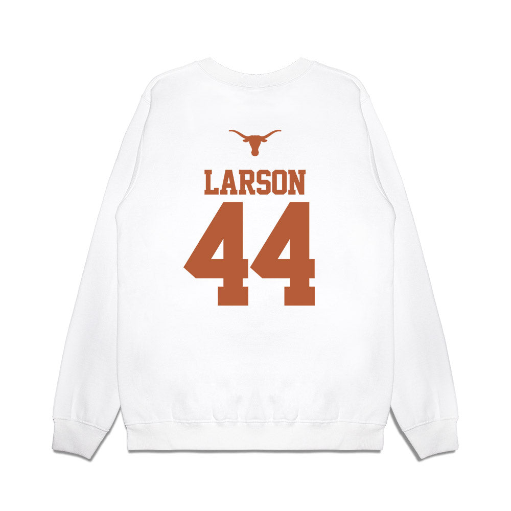 Texas - NCAA Baseball : Ashton Larson - USA Raglan Premium Crewneck Sweatshirt-1