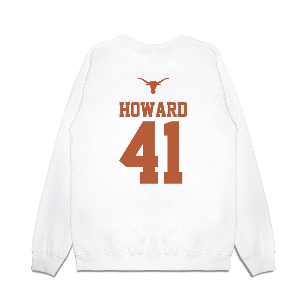 Texas - NCAA Baseball : Cody Howard - USA Raglan Premium Crewneck Sweatshirt-1