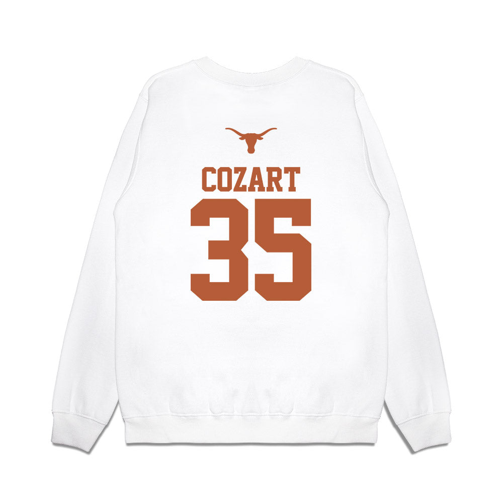 Texas - NCAA Baseball : Sam Cozart - USA Raglan Premium Crewneck Sweatshirt-1